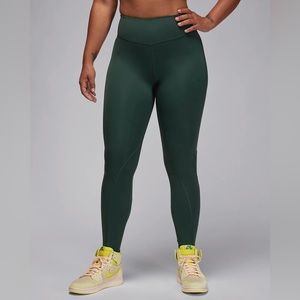 NWT Jordan Sport Tight Fit Tech Leggings XXL Midnight Green/Sky J Teal/Black